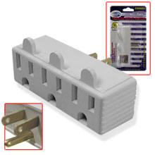 TRIPLE TAP OUTLET ADAPTER