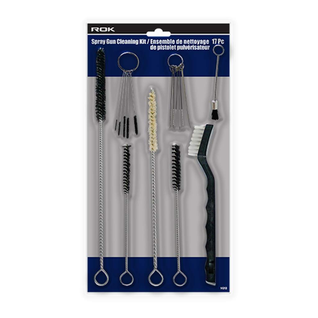 17 Pc Spray Gun Cleaning Kit