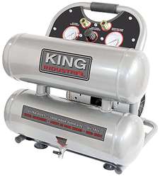 4.6 gallon ultra-quiet oil-free air compressor