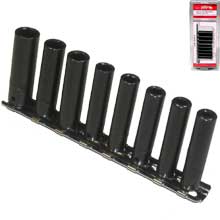 9PC 1/4" DR. DEEP PNUEMATIC AIR IMP. SOCKET (SAE)