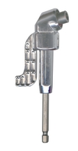 Angle Hex Driver with Extension / Quick Change System - Click Image to Close