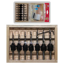 22PC COUNTERSINK BIT