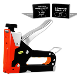 Heavy Duty 3-Way Staple Gun