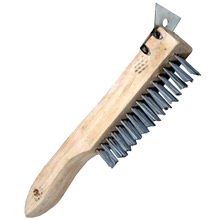 WIRE BRUSH W/SCRAPER