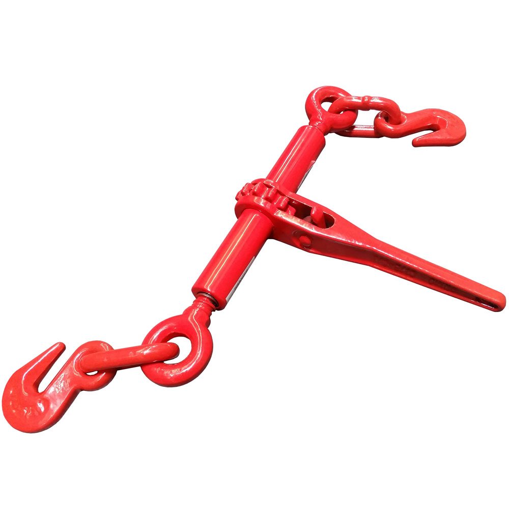 2 Ratcheting 1/4" Load Binder Ratchet Chain Rigging Equipment Ti