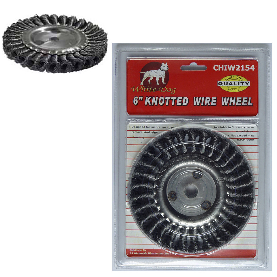 6" KNOTTED WIRE WHEEL
