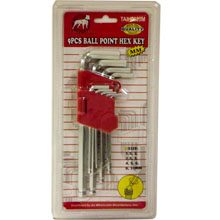 9PC BALL POINT HEX KEY MM