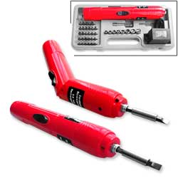 41pc 3.6V Foldable Cordless Screwdriver Kit